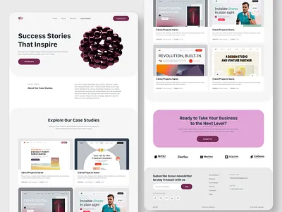 Case study agency case study landing page portfolio ui ux web design website website design