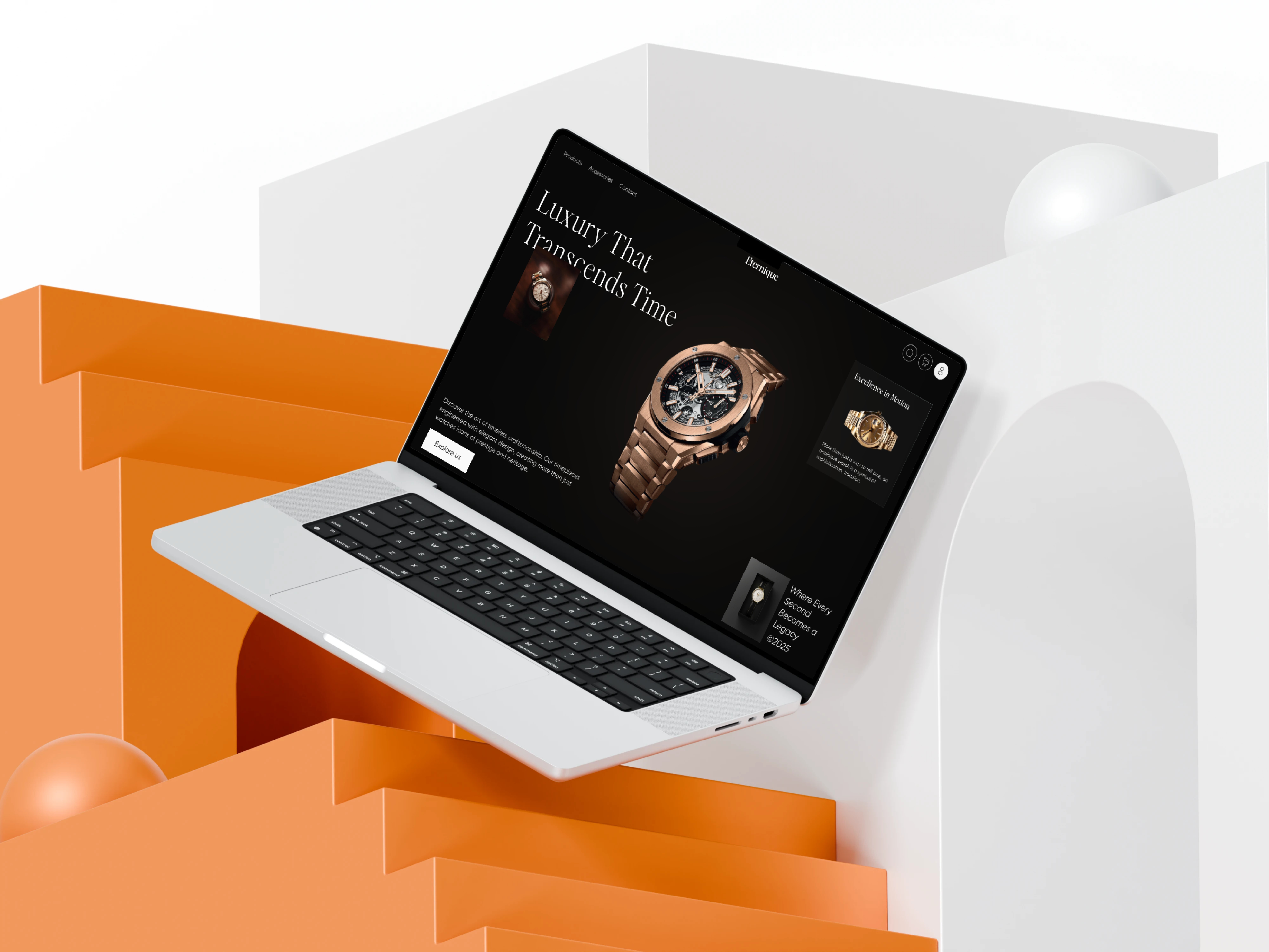 Luxury Watch Brand Website Full Design designinspiration dribbble dribbbleshots ecommerce ecommercewebsite figmadesign landingpagedesign luxury luxurywatch luxurywebsite ui uidesign uxdesign watchwebsite website websitedesign