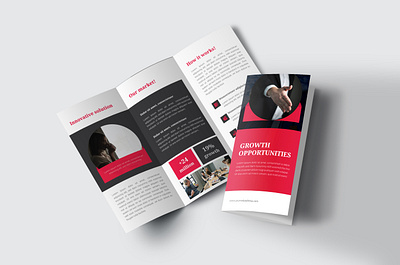 Corporate Trifold Brochure Design magazine design