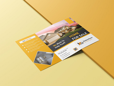 Real-Estate Trifold Brochure Design magazine design