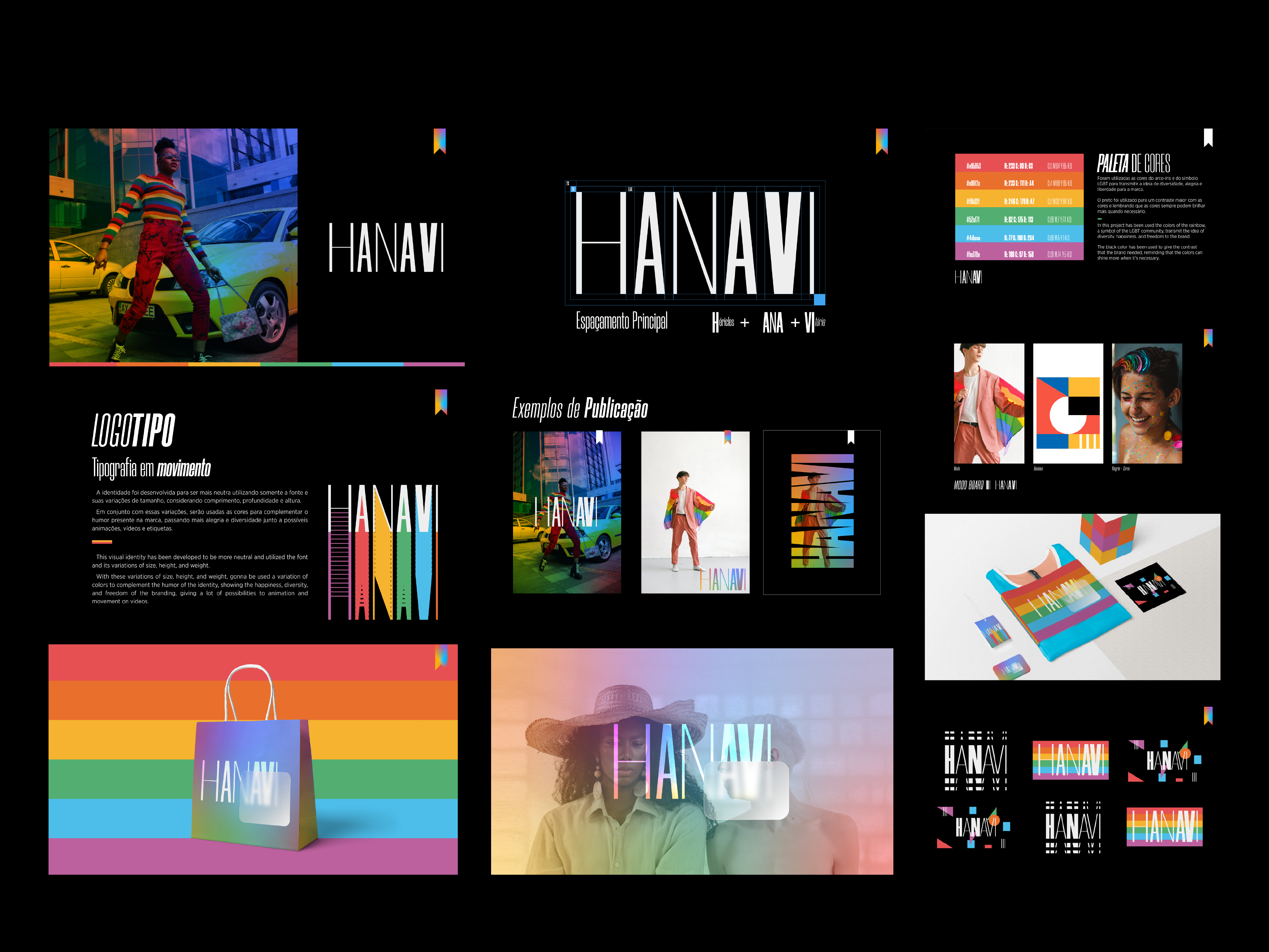 HANAVI - Clothing Store branding design graphic design logo