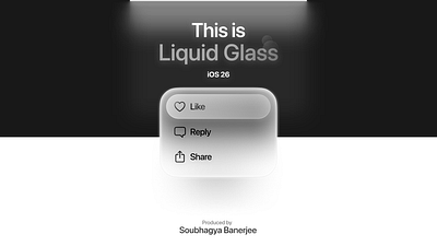 Experiment ios 26 animation branding design design app illustration illustrator ui ui ux uidesign uiux