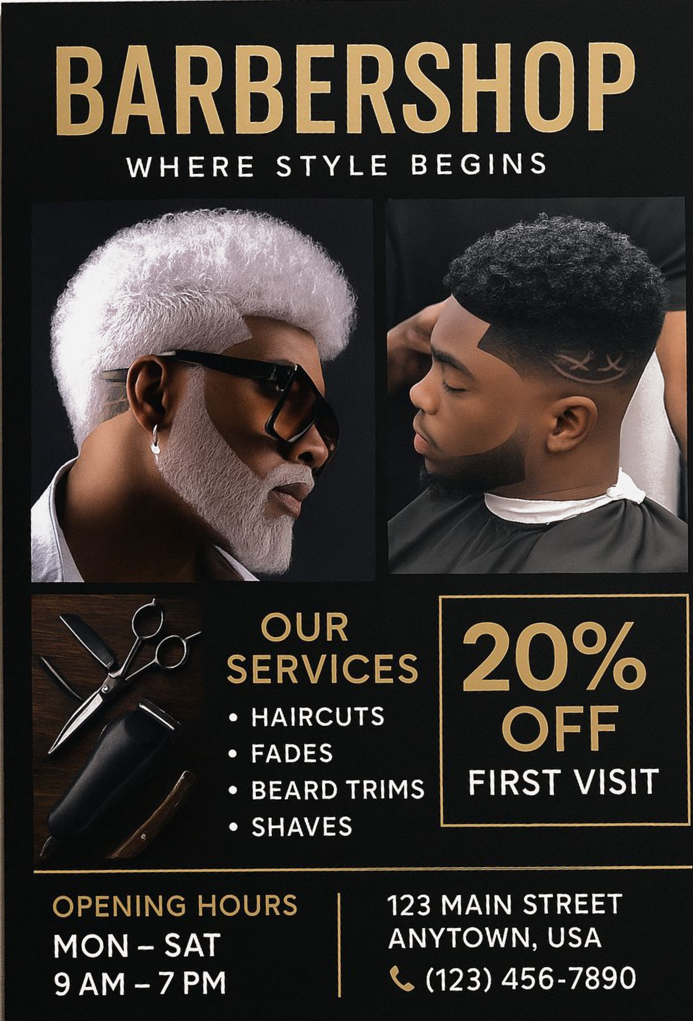 Example of Eye Catching Flyer & Poster Design