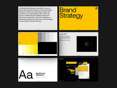 Altitude Merchandise | Luxury Aviation Brand Identity brand identity branding