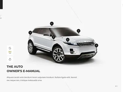 Modern Manual Magic banner design landing page