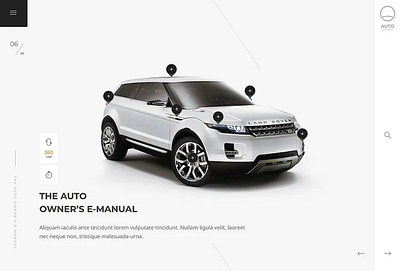 Modern Manual Magic banner design landing page