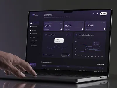 UI/UX | Traflo - Smart Banking figma landing page prototyping ui ux wireframing