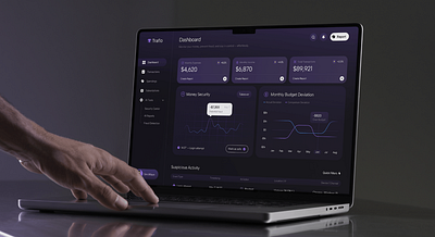 UI/UX | Traflo - Smart Banking figma landing page prototyping ui ux wireframing