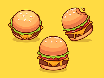Fast Food🍔🍕🌭🍟 card design font icon idea illustration pattern plant sign ui