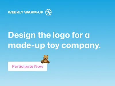 Design the Logo for a Toy Company 🧸 community design dribbble dribbbleweeklywarmup illustration logo prompt toy brand toy branding toy company toy company logo toy logo weekly warm up