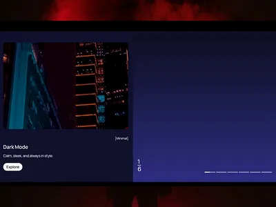 VibeScroll – Animated Carousel with Colorful Cards, Image & GIF web development
