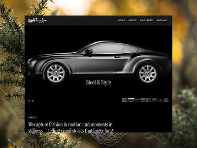 Studio IRE – Fashion & Photography Showcase Website web development