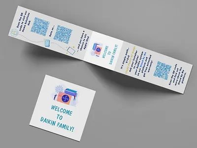 Daikin Home Solution Hub brochure branding graphic design logo