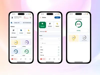 Saferlogs App Design prototype
