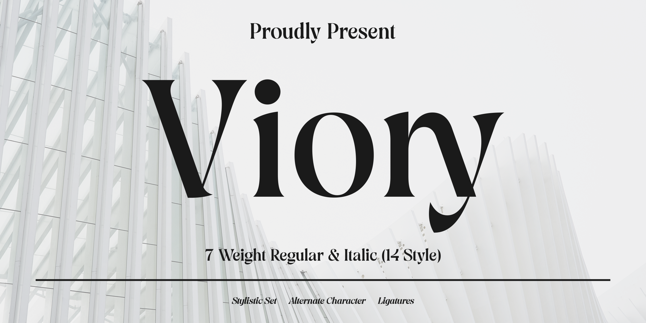 Viori - Regular & Italic refined look