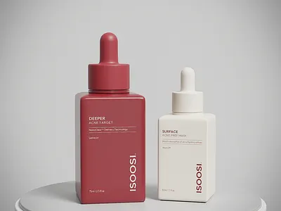 ISOOSI Skincare Packaging Concept box design branding graphic design label label design packaging design skin care skincare skincare products
