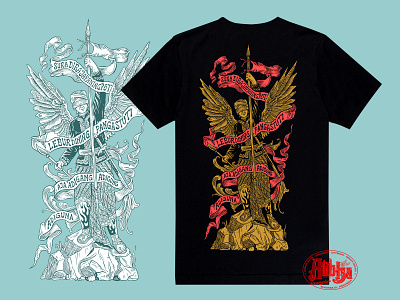 Statue Illustration: Suradira branding design engraving graphic design greek illustration lettering logo merch tattoo vector