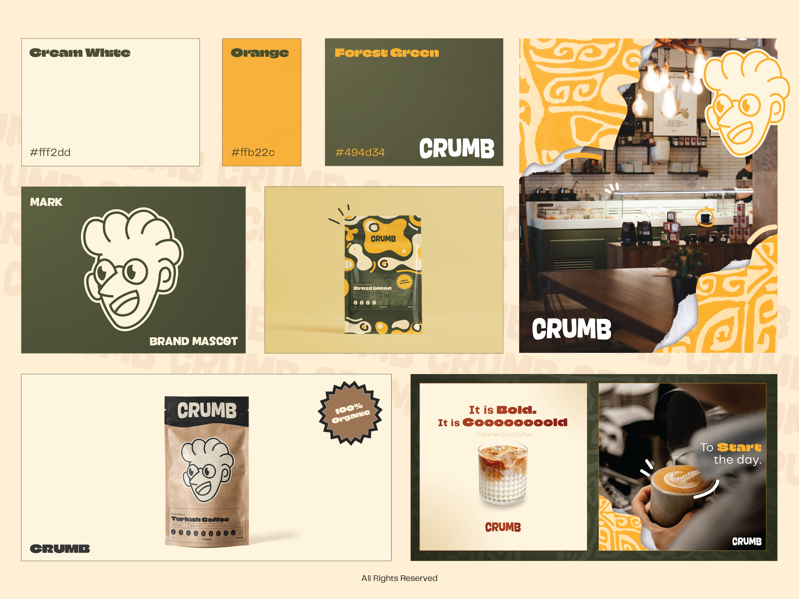 Brand Identity | Crumb Café brand identity branding graphic design graphic designer illustration logo logo design logo designer logotype visual identity