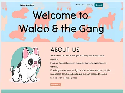 Personal Blog Landing Page | Daily UI 003 dailyui dailyui003