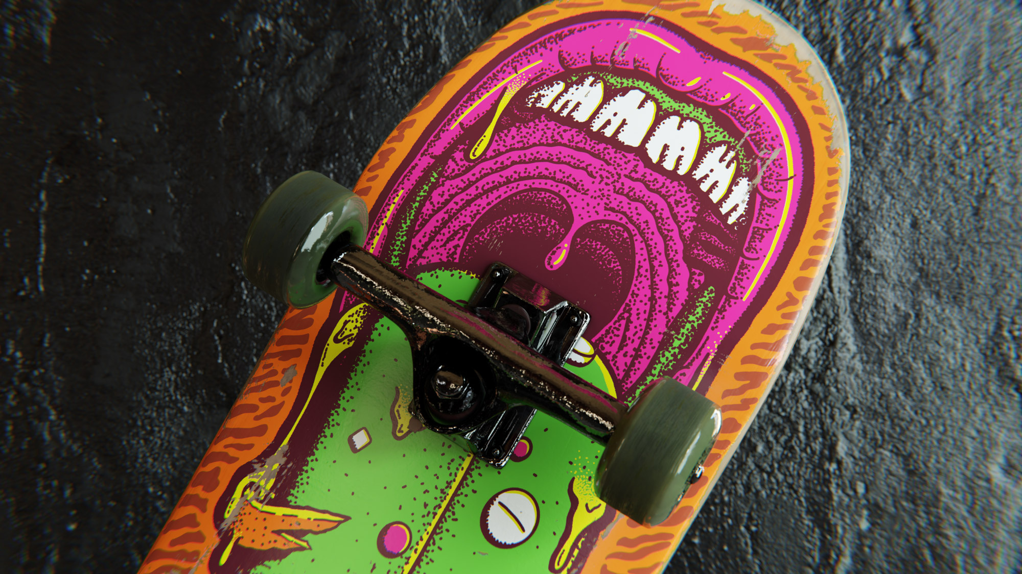 Remédios - Skateboard Decl= illustration merch design procreate skateboard skateboard deck street art