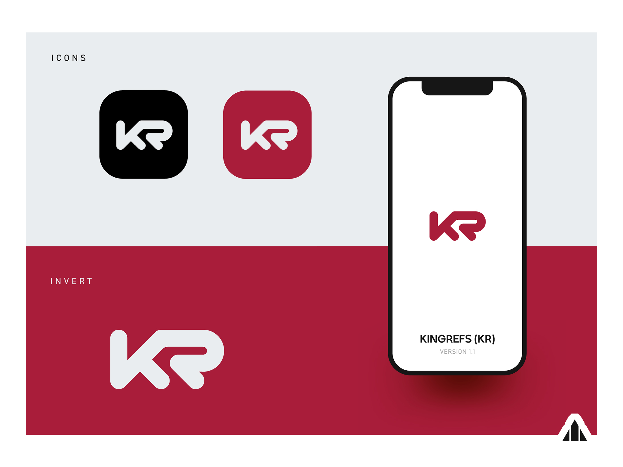 KingRefs — Brand Identity & Logo Design banner design brand identity crypto brand kingrefs lettermark logo design minimal logo modern logo monogram logo qr design social media branding