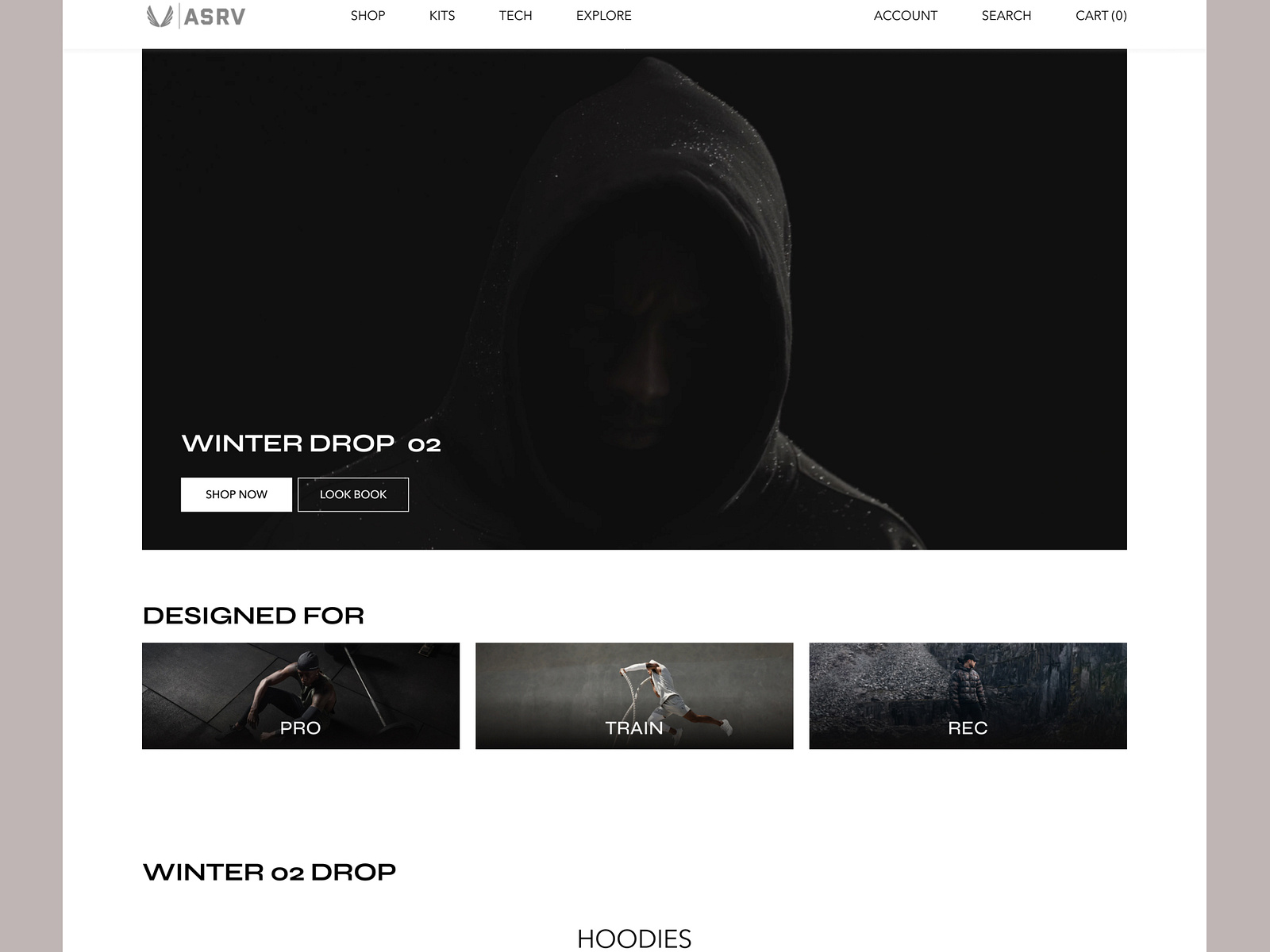 ASRV Site Redesign by Sicheng Weng on Dribbble