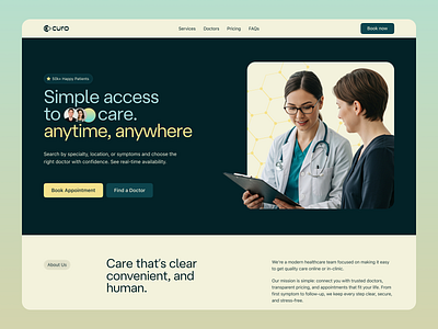 Modern Medical & Healthcare Website Design animation cleanui design digitalhealth doctorbooking healthcare healthcarebranding healthtech landing page medicalwebsite productdesign telemedicine trending ui uiuxdesign web design webdesign website design winglyagency