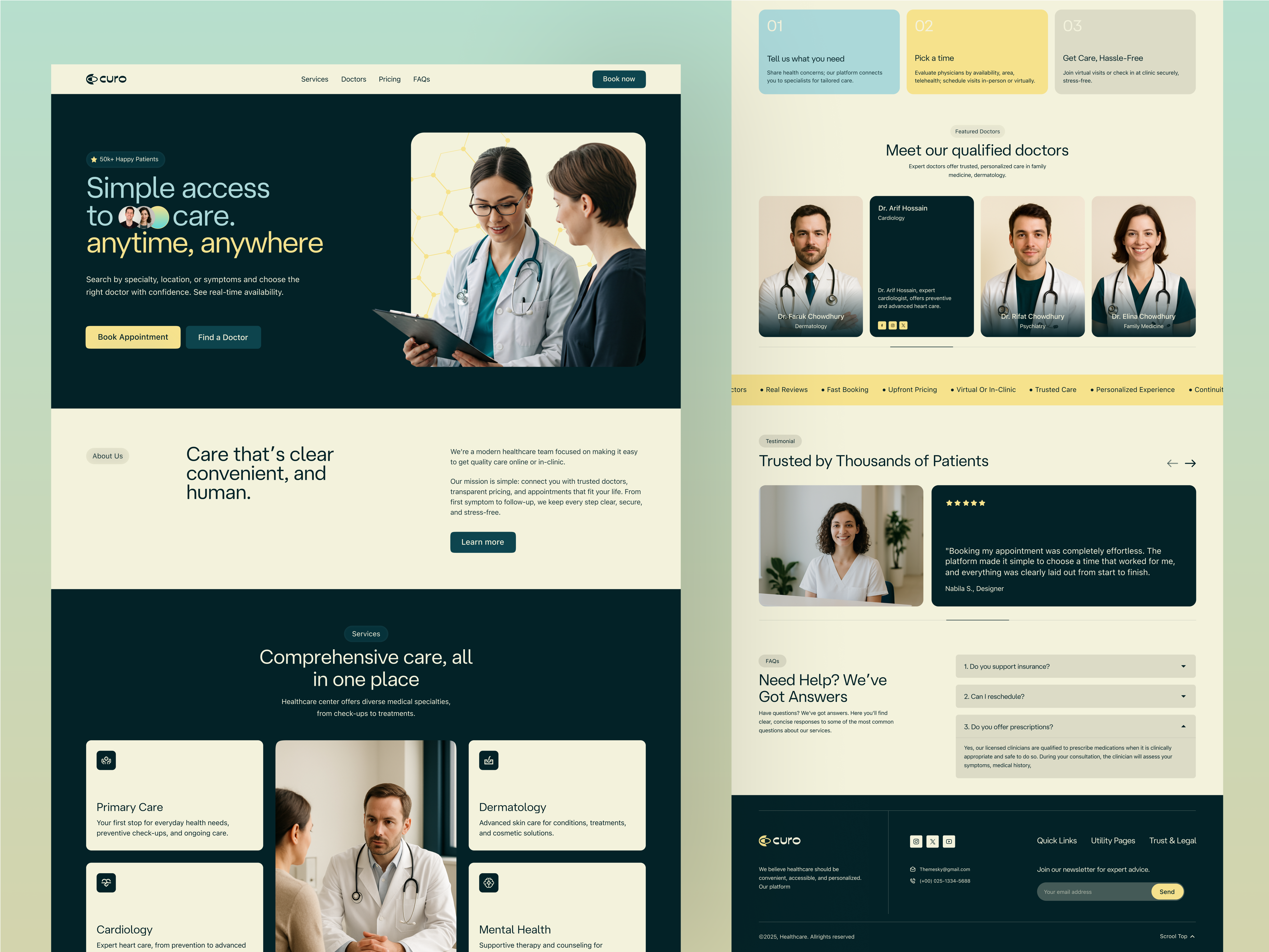 Example of Framer Website Development (3–6 Pages)