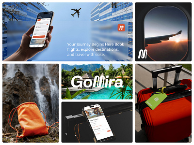 Gomira | Travel Branding brand guideline brand identity branding custom logo graphic design iconic logo logo travel branding typography logo visual identity