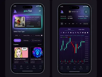 AI-Powered Crypto Trading Platform – Website & Mobile App Design blockchain clean design crypto platform crypto startup crypto website dark theme digital asset trading financial mobile app design payment app stock market app token launch trading platform trading view wallet