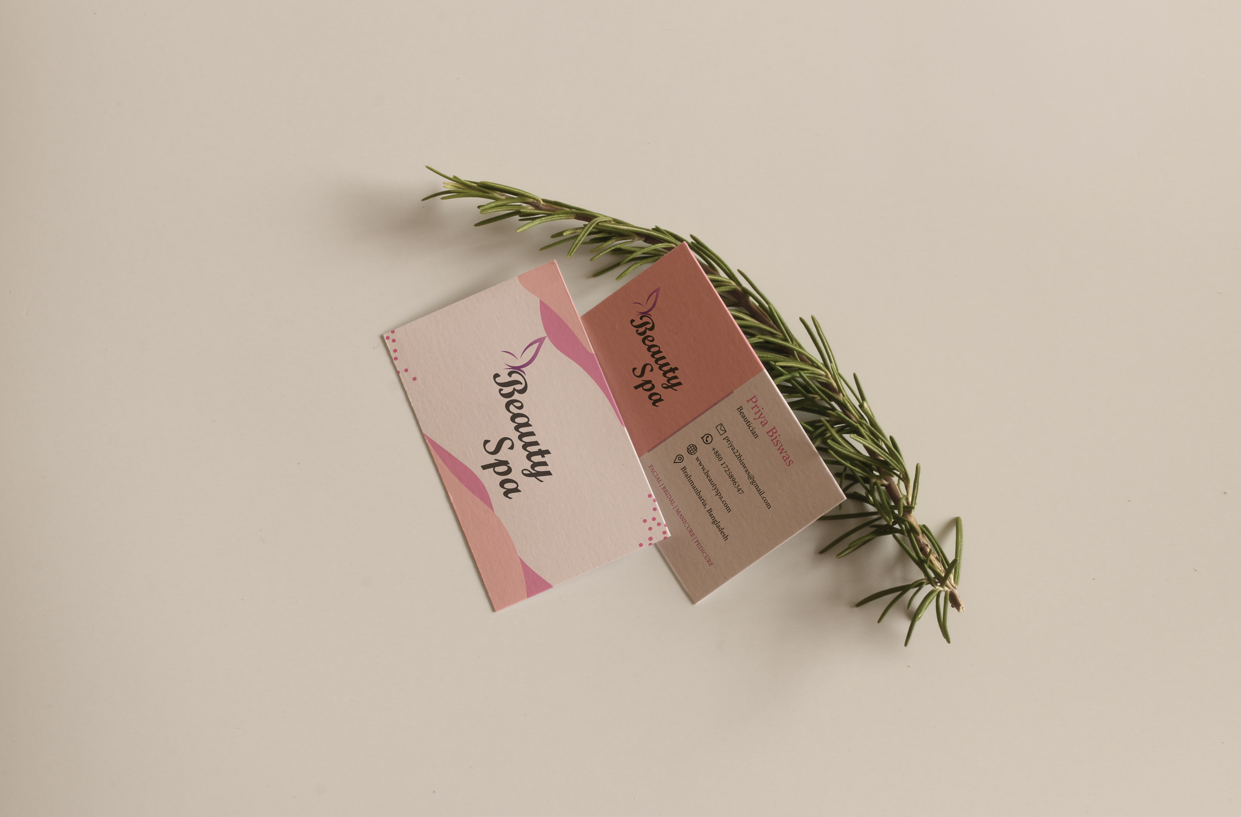 Beauty Spa adobe illastrator adobe photoshop branding brochure business card design flyer graphic design logo