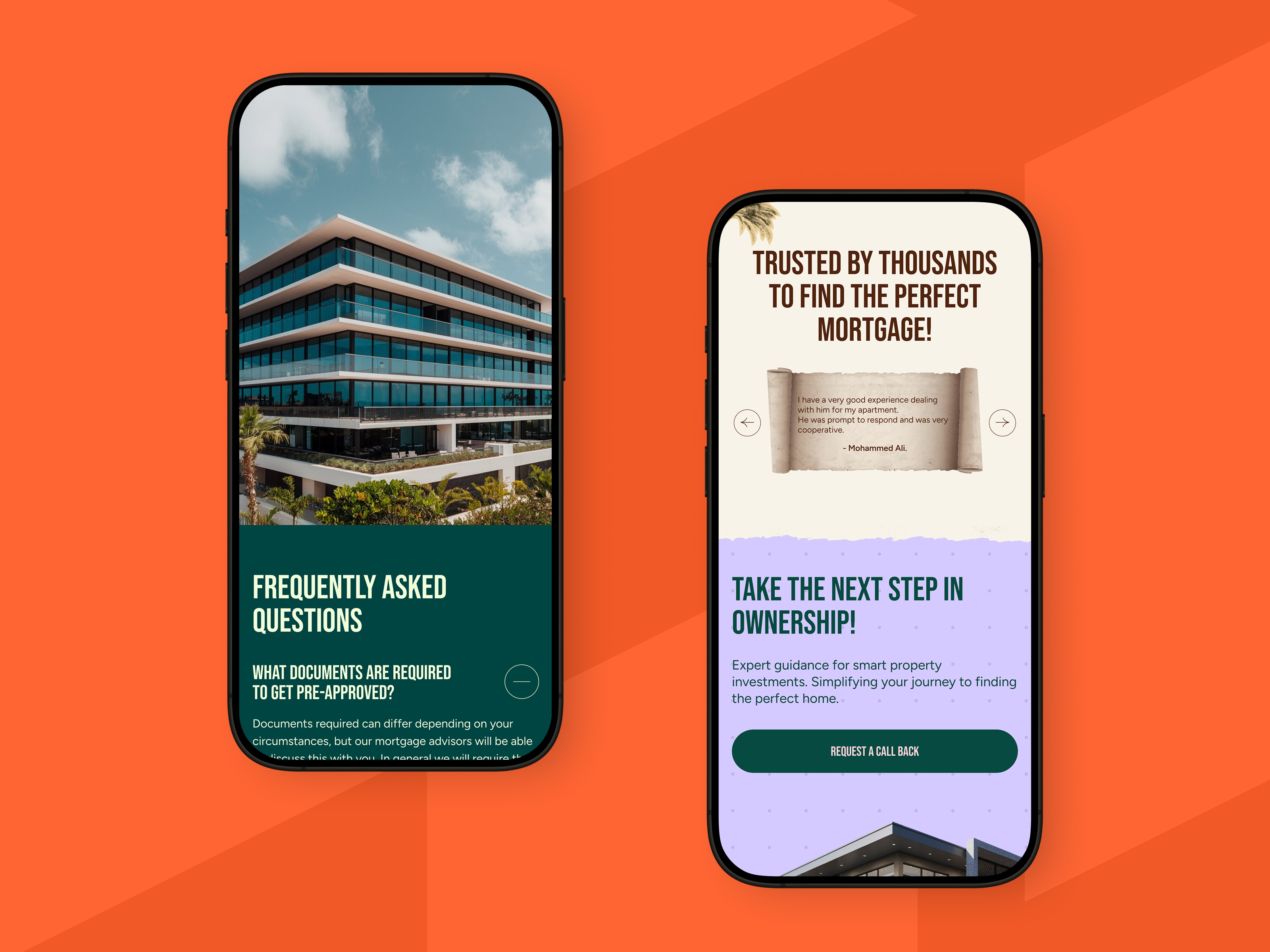 Example of Real Estate & Prop Tech UI/UX Design