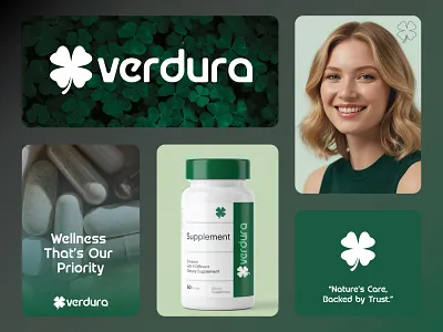 Verdura – Logo design / Branding / Packaging design brand identity brand sign branding clouser box design graphic design jabel label label design logo logo design minimalist modern outer box design outer label design packaging packaging design professional socia media design supplement supplement box design