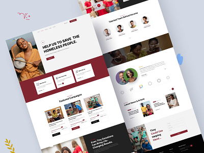 NGO Website Landing Page africa animation branding charity clean creative design donation graphic design hand draw animation illustration landingpage minimal ngo no code nonprofit ui webflow website world