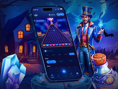 Casino - Plinko Game app betting casino casino app casino app design casino betting casino game casino interface casino mobile casino ui gambling gambling app game design games mobile casino online casino plinko plinko casino plinko game plinko games