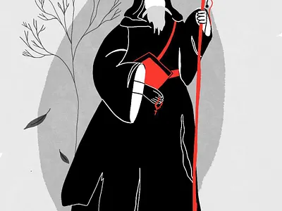 Murky illustration Inktober 2025 design flat illustration illustraion inktober