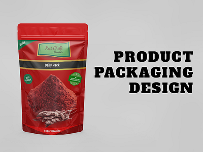 Red Chilli Powder Packaging Design – Modern Product Pouch Design brandidentity branding creativepackaging designixa fmcgdesign foodbranddesign foodpackaging graphic design labeldesign modernpackaging packagedesigninspiration packaging design pouchdesign productbranding productpackaging productpackagingdesign redchillipowder spicepackaging visualidentity