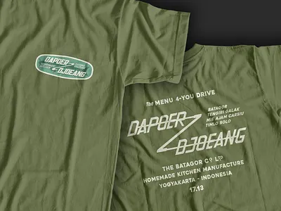 Tshirt Dapoer Djoeang Yogyakarta ui