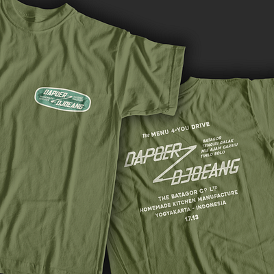 Tshirt Dapoer Djoeang Yogyakarta ui