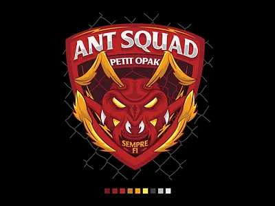 Logo Ant Squad vector