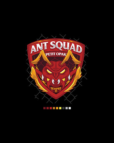 Logo Ant Squad vector