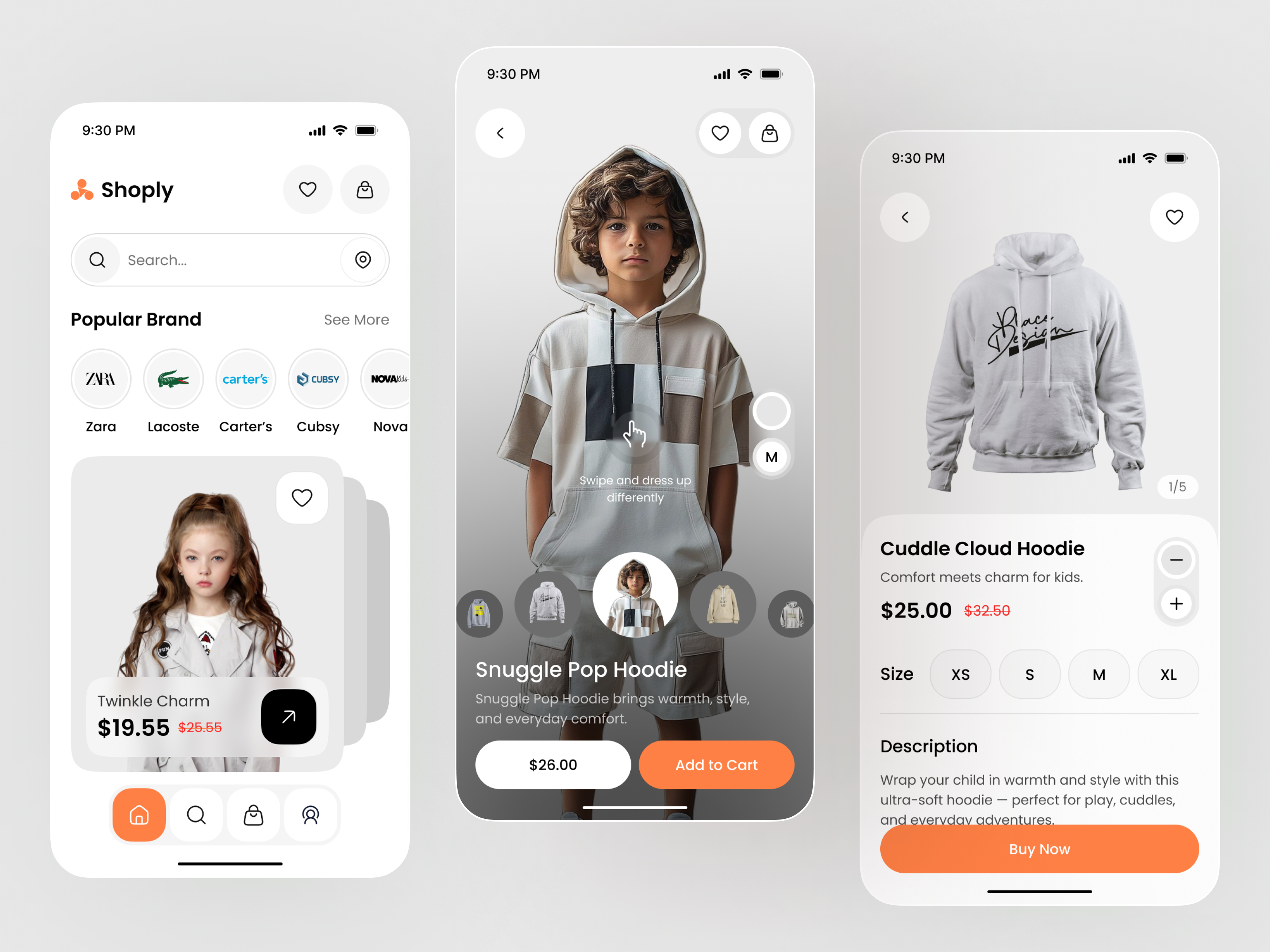 Example of Ecommerce App Design