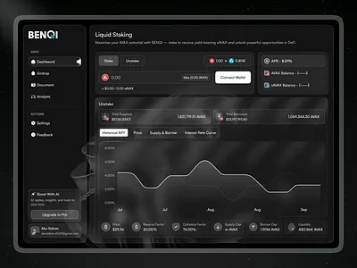 DeFi Liquid Staking protocol crypto crypto dashboard crypto exchange defi defi landing page defi liquid staking defi liquid staking protocol finance landing page next gen crypto next gen crypto chatbot ai trading web design web3