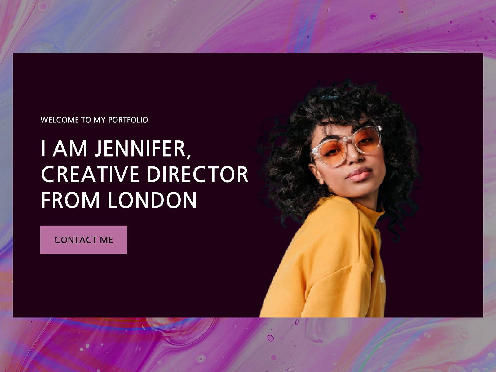 Portfolio UI Design by LYBCOUK on Dribbble