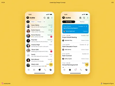 Arattai App Design Concept app concept branding design flat graphic design illustration logo typography ui vector