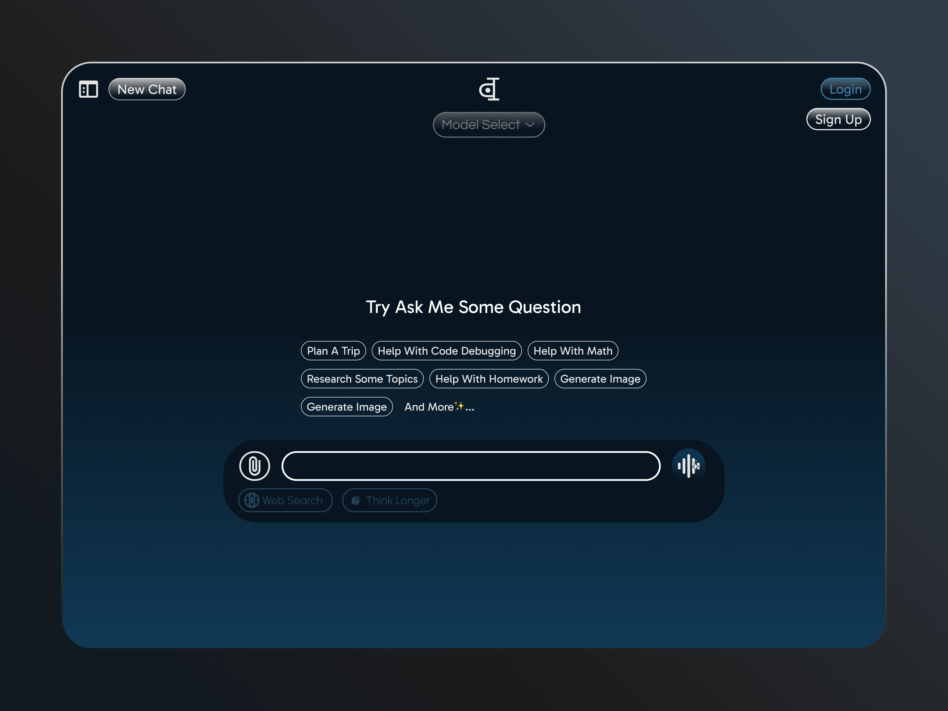 Complexit AI Chatbot Web Design Concept ai chatbot artificial intelligence design concept typhographic ui uiux web design