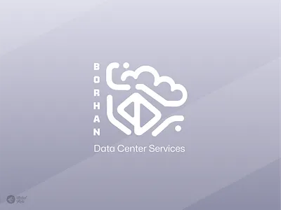 Borhan logo design ads branding creative data center design graphic design icon illustration logo minimalism services symbol typography vector