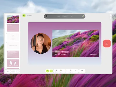 Greeech | Video recorder & Editor bento concept design editor graphic design presentation recorder ui video webdesign