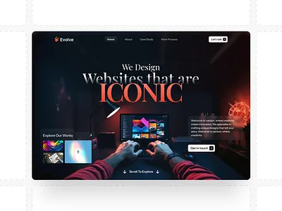 Trendy Landing Page for Web Design Agency design agency digital agency landing landing page moden website modern trendy ui ui design ux web design website