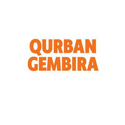 Qurban Gembira Logo Design branding design designer figma graphic design illustration logo qurban ui vector